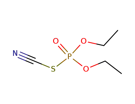 Molecular Structure of 3220-87-9 (Phosphoro(thiocyanatidic)acid, diethyl ester (8CI,9CI))