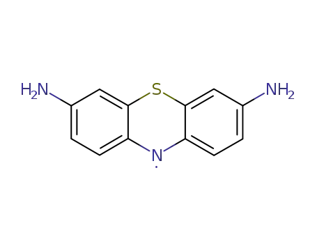 Molecular Structure of 61988-43-0 (10H-Phenothiazin-10-yl,3,7-diamino- )