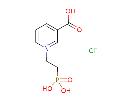 Molecular Structure of 1401997-95-2 (N-phosphonoethyl-3-carboxypyridinium chloride)