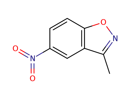 Molecular Structure of 63770-48-9 (1,2-BENZISOXAZOLE, 3-METHYL-5-NITRO-)