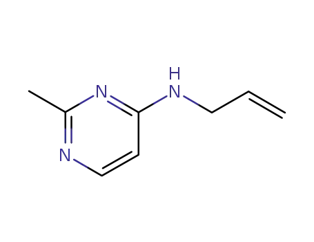 Molecular Structure of 6381-00-6 (Pyrimidine, 4-(allylamino)-2-methyl- (7CI,8CI))