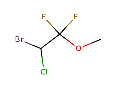 Methyl(1,1-difluoro-2-bromo-2-chloroethyl) ether