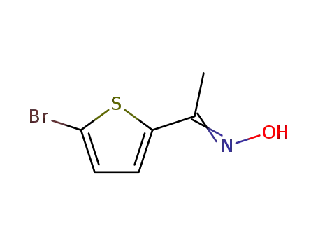 Molecular Structure of 74322-99-9 (1-(5-bromothiophen-2-yl)ethanone oxime)
