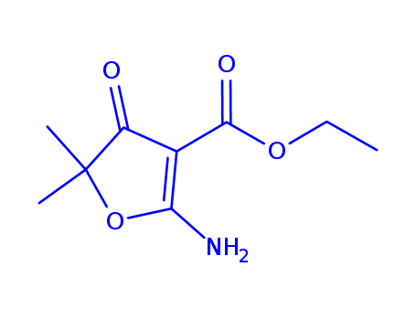 3-FURANCARBOXYLIC ACID 2-AMINO-4,5-DIHYDRO-5,5-DIMETHYL-4-OXO-,ETHYL ESTER