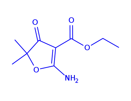 3-Furancarboxylicacid,2-amino-4,5-dihydro-5,5-dimethyl-4-oxo-,ethylester