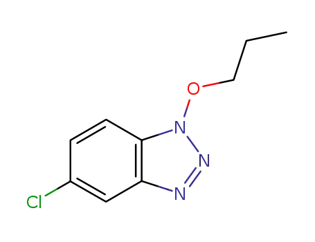 Molecular Structure of 68229-96-9 (5-chloro-1-propoxy-1H-benzotriazole)