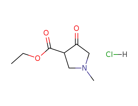 1-methyl-4-oxo-pyrrolidine-3-carboxylic acid ethyl ester; hydrochloride