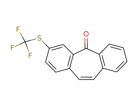 3-trifluoro-methylthio-5H-dibenzo[a,d]cyclohepten-5-one
