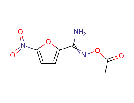 Molecular Structure of 63-69-4 (5-NITRO-2-FURAMIDEO-ACETOXIME)