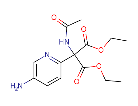 Propanedioic acid,2-(acetylamino)-2-(5-amino-2-pyridinyl)-, 1,3-diethyl ester cas  67938-68-5