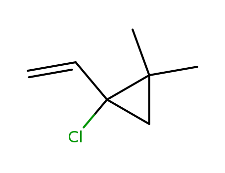 Molecular Structure of 71444-41-2 (1-Chlor-2,2-dimethyl-1-vinyl-cyclopropan)