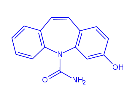 Molecular Structure of 68011-67-6 (3-Hydroxy Carbamazepine)