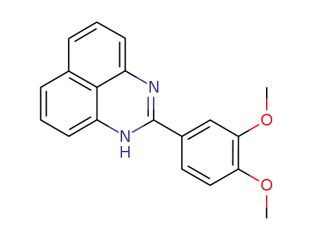 Molecular Structure of 63656-70-2 (2-(3,4-dimethoxyphenyl)-1H-perimidine)