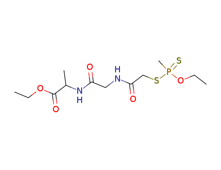 L-Alanine,N-[N-[[(ethoxymethylphosphinothioyl)thio]acetyl]glycyl]-, ethyl ester (9CI)
