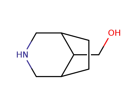 Molecular Structure of 920016-99-5 (3-Azabicyclo[3.2.1]octane-8-Methanol hydrochloride)