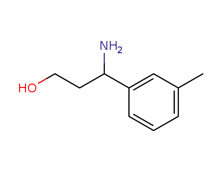 Molecular Structure of 68208-22-0 (3-M-TOLYL-DL-BETA-ALANINOL)