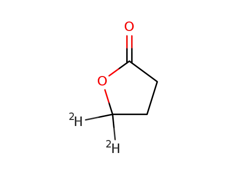 Molecular Structure of 68036-47-5 (-Butyrolactone-5,5,-d2)