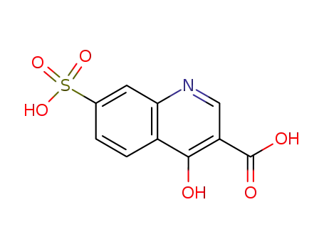 Molecular Structure of 63463-28-5 (4-oxo-7-sulfo-1,4-dihydroquinoline-3-carboxylic acid)