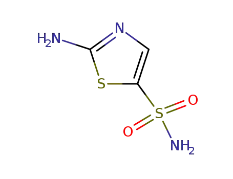 Molecular Structure of 63735-95-5 (2-Aminothiazole-5-sulfonamide)