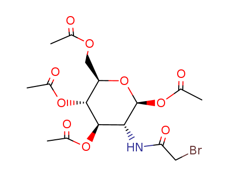 1,3,4,6-tetra-O-acetyl-2-[(bromoacetyl)amino]-2-deoxy-beta-D-glucopyranose