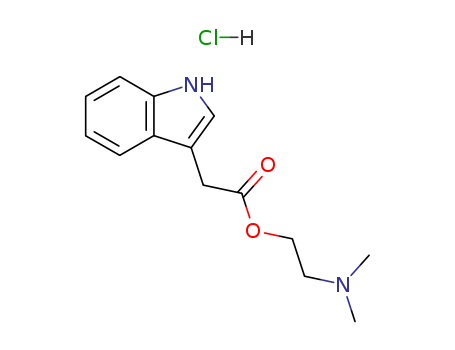 1H-Indole-3-aceticacid, 2-(dimethylamino)ethyl ester, hydrochloride (1:1)
