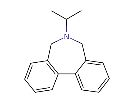 Molecular Structure of 63918-75-2 (6,7-Dihydro-6-isopropyl-5H-dibenz[c,e]azepine)