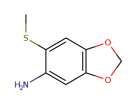 1,3-벤조디옥솔-5-아민, 6-(메틸티오)-