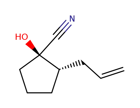 시클로 펜탄 카르보니 트릴, 1- 히드 록시 -2- (2- 프로 페닐)-, (1R, 2S) -rel- (9Cl)