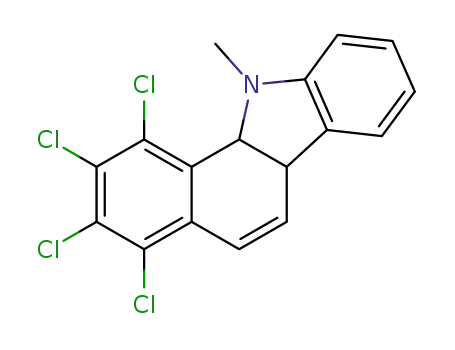 1,2,3,4-テトラクロロ-11-メチル-6aH,11H,11aH-ベンゾ[a]カルバゾール