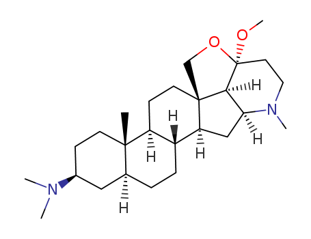 7,6a-(Epoxymethano)-6aH-naphth[2',1':4,5]indeno[2,1-b]pyridine, 2b-(dimethylamino)-1,2,3,4,4a,4ba,5,6,6ba,7,8,9,10,10aa,11,11aa,11bb,12,13,13aa-eicosahydro-7a-methoxy-4ab,10-dimethyl-(7CI,8CI)