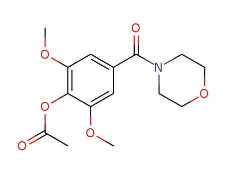 4-(4-아세톡시-3,5-디메톡시벤조일)모르폴린