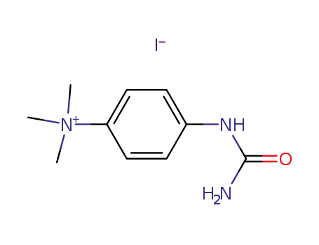 Molecular Structure of 63951-29-1 (4-(carbamoylamino)-N,N,N-trimethylanilinium iodide)