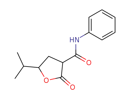 5-isopropyl-2-oxo-N-phenyltetrahydro-3-furancarboxamide
