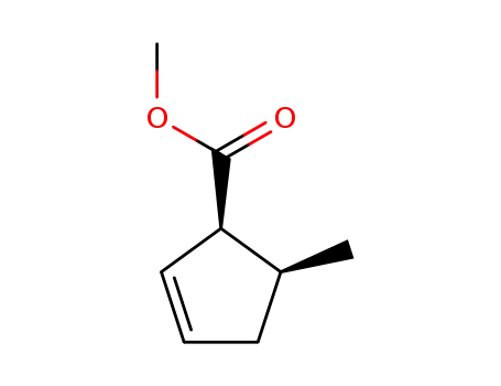 Molecular Structure of 68303-92-4 (2-Cyclopentene-1-carboxylicacid,5-methyl-,methylester,cis-(9CI))