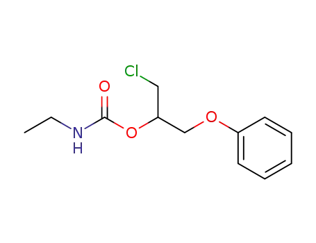 Molecular Structure of 63967-11-3 (2-chloro-1-(phenoxymethyl)ethyl ethylcarbamate)