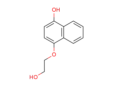 Molecular Structure of 83115-56-4 (4-(2-hydroxyethoxy)-1-naphthol)