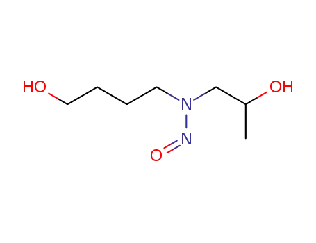 Molecular Structure of 63934-41-8 (4-[(2-hydroxypropyl)(nitroso)amino]butan-1-ol)
