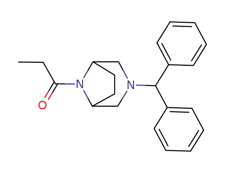 3-Diphenylmethyl-8-propionyl-3,8-diazabicyclo(3.2.1)octane