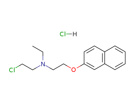 2-chloroethyl-ethyl-(2-naphthalen-2-yloxyethyl)azanium chloride