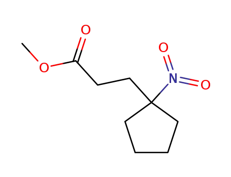 3-(1-nitrocyclopentyl)-propionic acid methyl ester