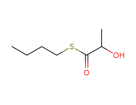 Molecular Structure of 63860-11-7 (S-butyl 2-hydroxypropanethioate)