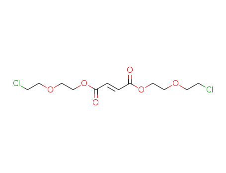 Molecular Structure of 63957-09-5 (bis[2-(2-chloroethoxy)ethyl] (2Z)-but-2-enedioate)