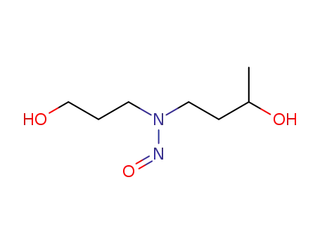 Molecular Structure of 63934-39-4 (N-(3-hydroxybutyl)-N-(3-hydroxypropyl)nitrous amide)