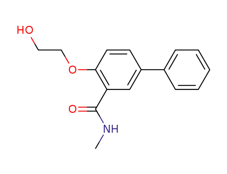 2-(β-ヒドロキシエトキシ)-N-メチル-5-フェニルベンズアミド