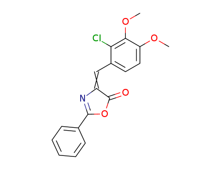 5(4H)-Oxazolone,4-[(2-chloro-3,4-dimethoxyphenyl)methylene]-2-phenyl- cas  6831-50-1