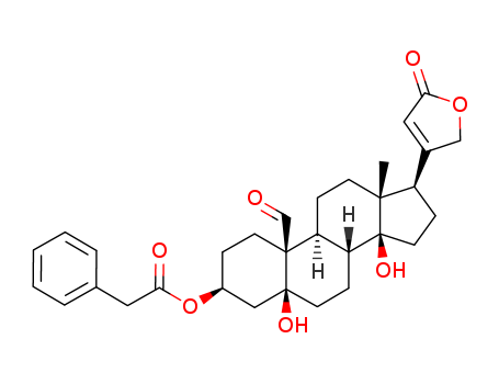 [(3S,5S,10S,13R,14S,17R)-10-formyl-5,14-dihydroxy-13-methyl-17-(5-oxo-2H-furan-3-yl)-2,3,4,6,7,8,9,11,12,15,16,17-dodecahydro-1H-cyclopenta[a]phenanthren-3-yl] 2-phenylacetate