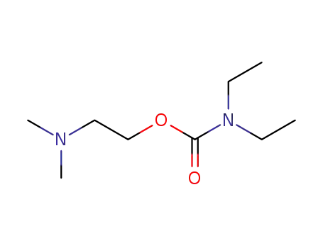 2-(dimethylamino)ethyl diethylcarbamate