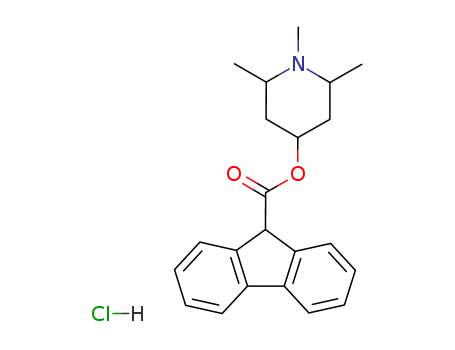 (1,2,6-trimethylpiperidin-1-ium-4-yl) 9H-fluorene-9-carboxylate chloride