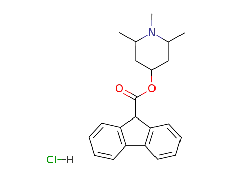 4-[(9H-fluoren-9-ylcarbonyl)oxy]-1,2,6-trimethylpiperidinium chloride