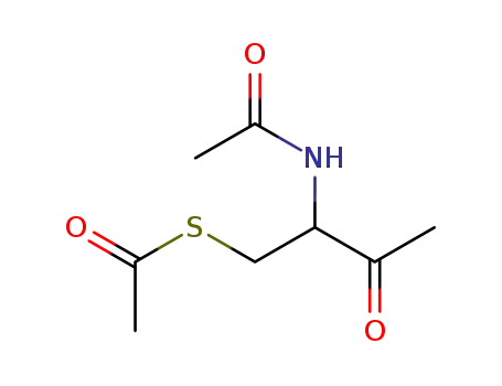 Molecular Structure of 63892-69-3 (S-[2-(acetylamino)-3-oxobutyl] ethanethioate)